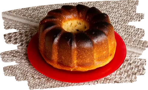 Gâteaux 10 personnes (Différents goûts au choix : orange, banane, ananas, anis, chocolat, etc.)